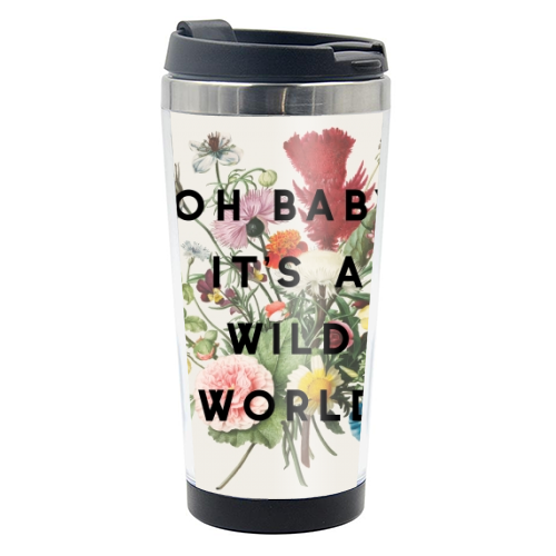 Oh Baby It's A Wild World - photo water bottle by The 13 Prints