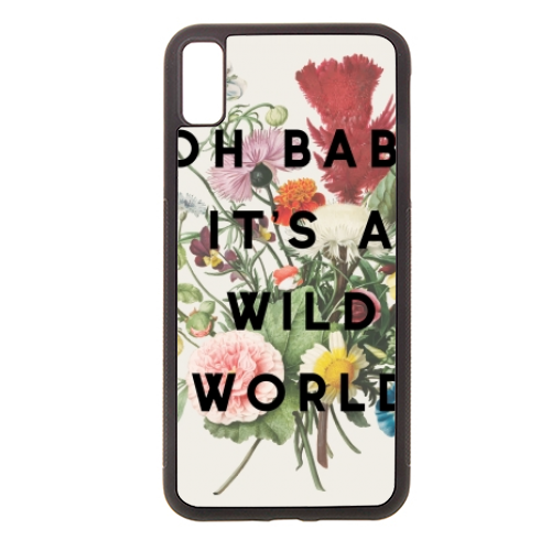 Oh Baby It's A Wild World - Stylish phone case by The 13 Prints