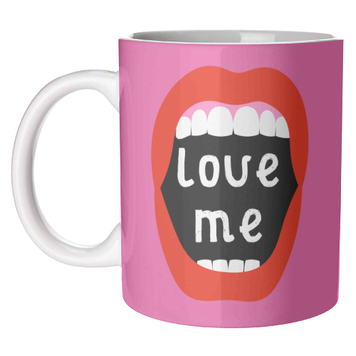 Love Me ! - unique mug by Adam Regester