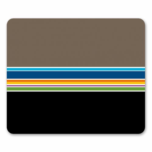 Stripes on the horizon - funny mouse mat by deborah Withey
