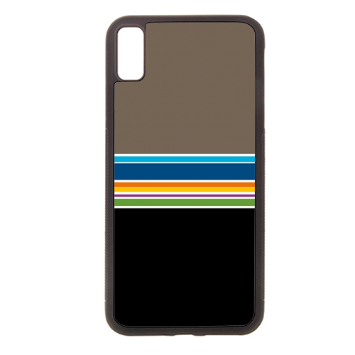Stripes on the horizon - stylish phone case by deborah Withey
