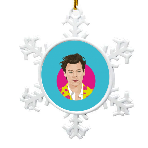 Harry Styles - snowflake decoration by SABI KOZ