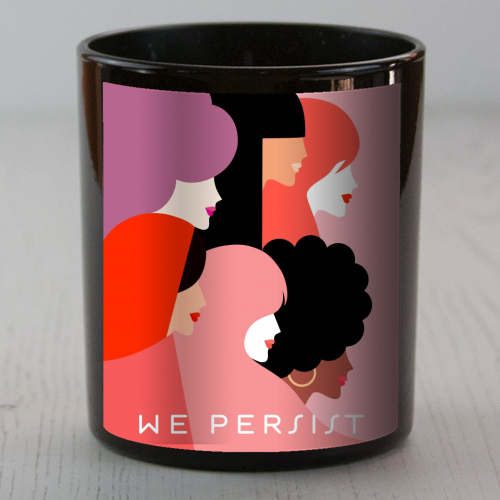 Girl Power 'We Persist' Coral - scented candle by Dominique Vari