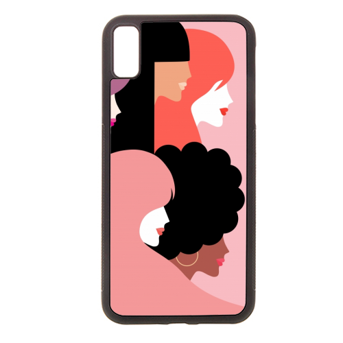 Girl Power 'We Persist' Coral - stylish phone case by Dominique Vari