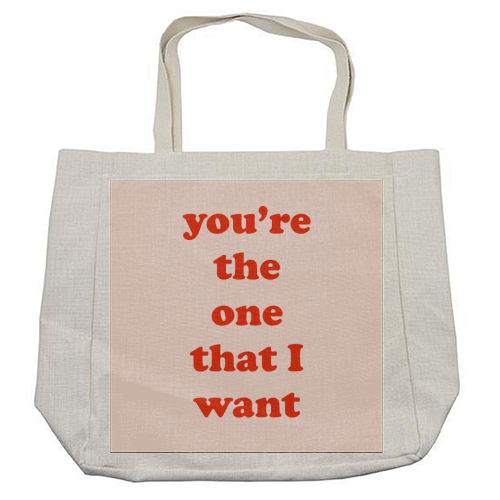 You're the one that I want - cool beach bag by Adam Regester