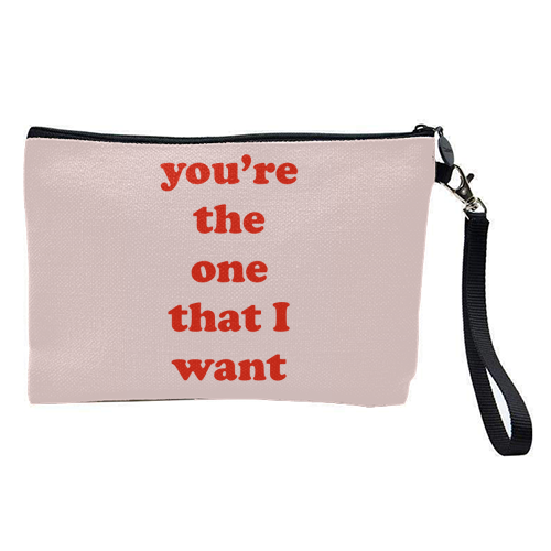 You're the one that I want - pretty makeup bag by Adam Regester