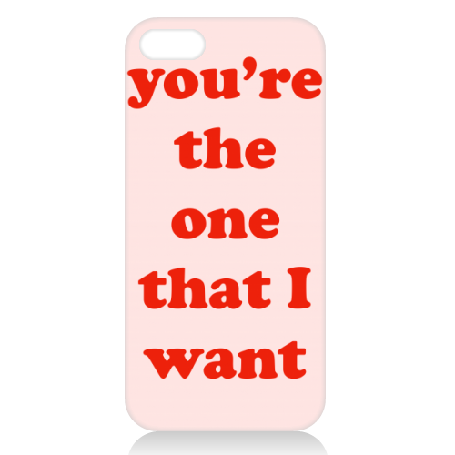 You're the one that I want - unique phone case by Adam Regester