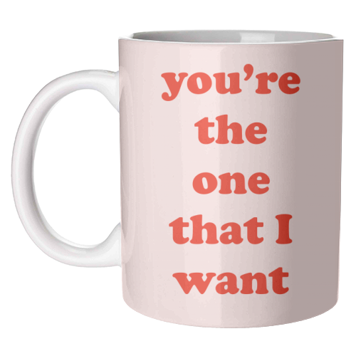 You're the one that I want - unique mug by Adam Regester