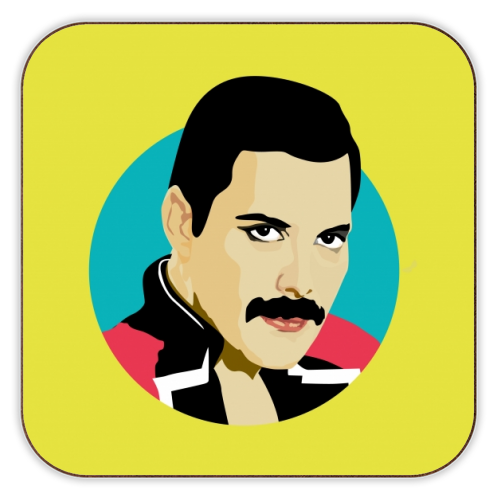 Freddie Mercury - personalised beer coaster by SABI KOZ