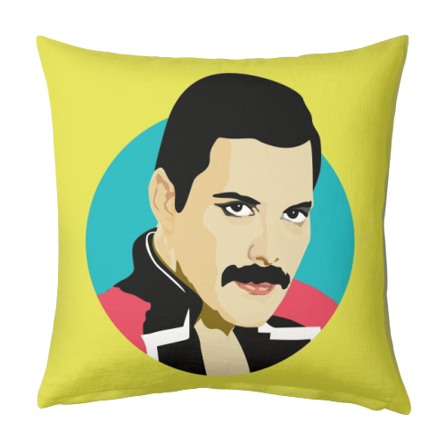 Freddie Mercury - designed cushion by SABI KOZ