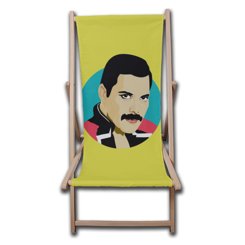 Freddie Mercury - canvas deck chair by SABI KOZ