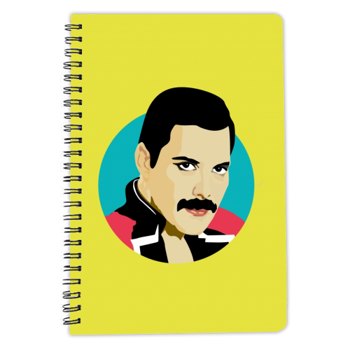 Freddie Mercury - designed notebook by SABI KOZ