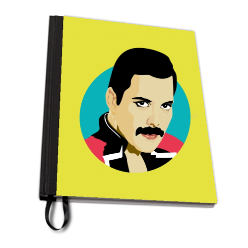 Freddie Mercury - personalised A4, A5, A6 notebook by SABI KOZ
