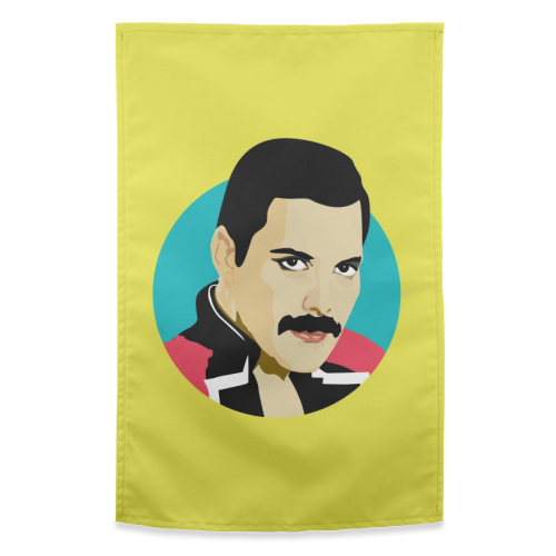 Freddie Mercury - funny tea towel by SABI KOZ