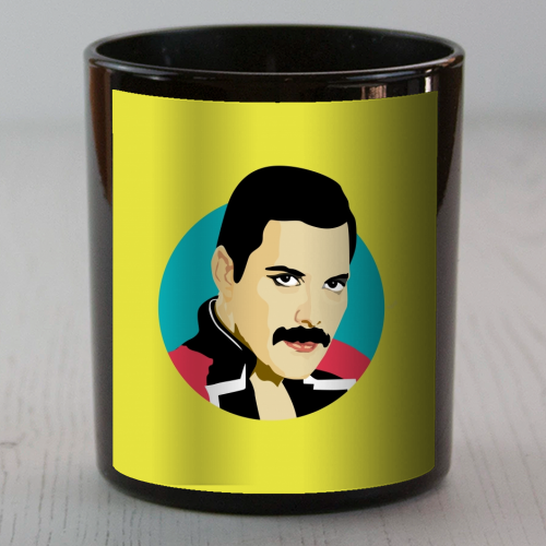Freddie Mercury - scented candle by SABI KOZ