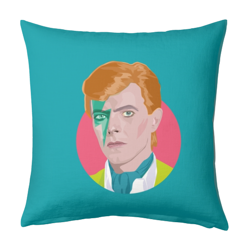 David Bowie - designed cushion by SABI KOZ