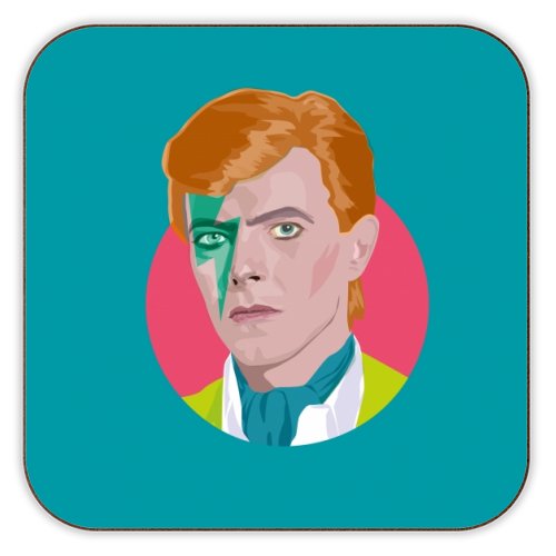 David Bowie - personalised beer coaster by SABI KOZ