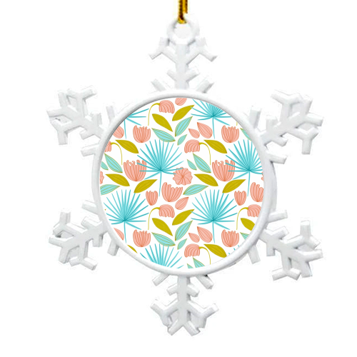 Divine Floral - snowflake decoration by Uma Prabhakar Gokhale