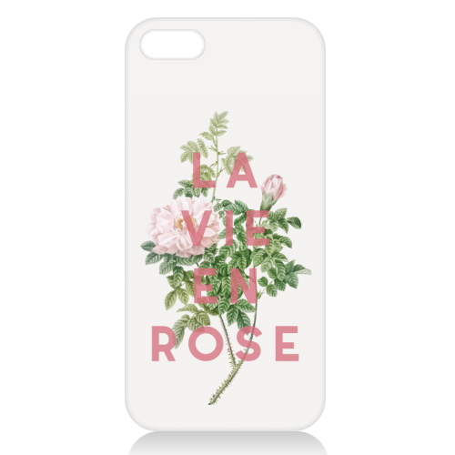 La vie en rose - unique phone case by The 13 Prints