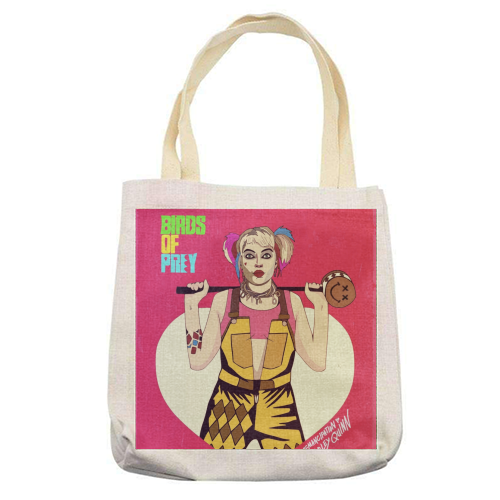 DC Universe - Birds of Prey - Harley Quinn. - printed tote bag by Danny Welch