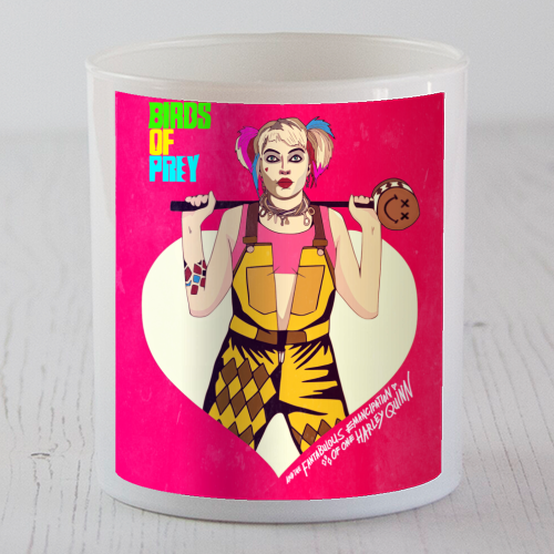 DC Universe - Birds of Prey - Harley Quinn. - scented candle by Danny Welch