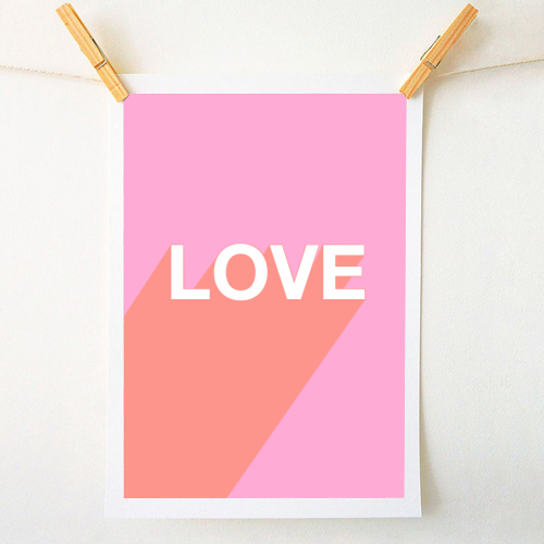 LOVE - A1 - A4 art print by Adam Regester