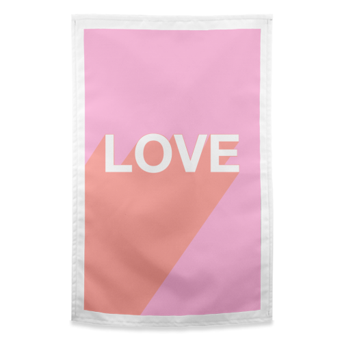 LOVE - funny tea towel by Adam Regester
