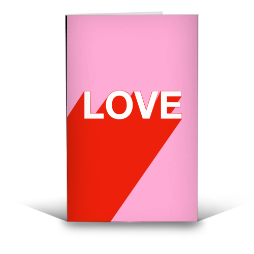 The Word Is Love - funny greeting card by Adam Regester