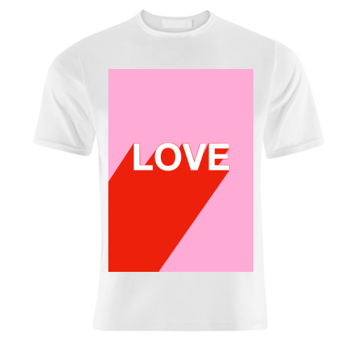 The Word Is Love - unique t shirt by Adam Regester