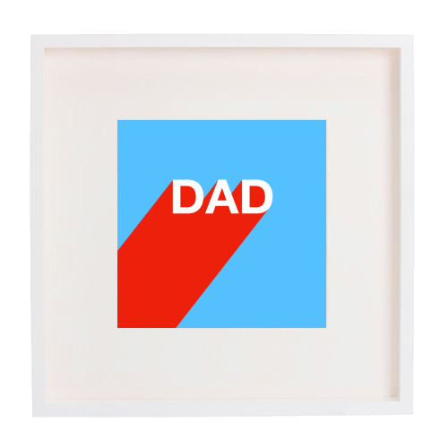 DAD - framed poster print by Adam Regester