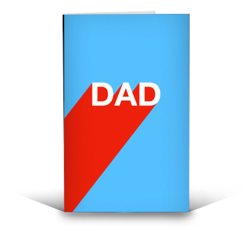 DAD - funny greeting card by Adam Regester