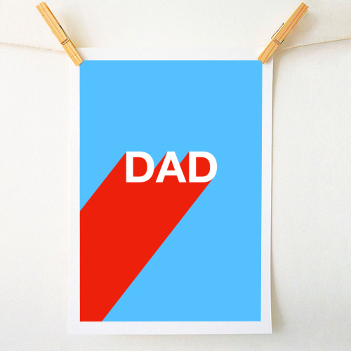 DAD - A1 - A4 art print by Adam Regester
