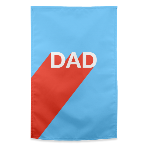 DAD - funny tea towel by Adam Regester