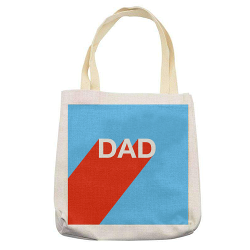 DAD - printed tote bag by Adam Regester