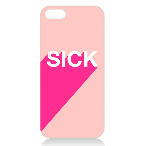 Sick Typographic Design - unique phone case by Adam Regester