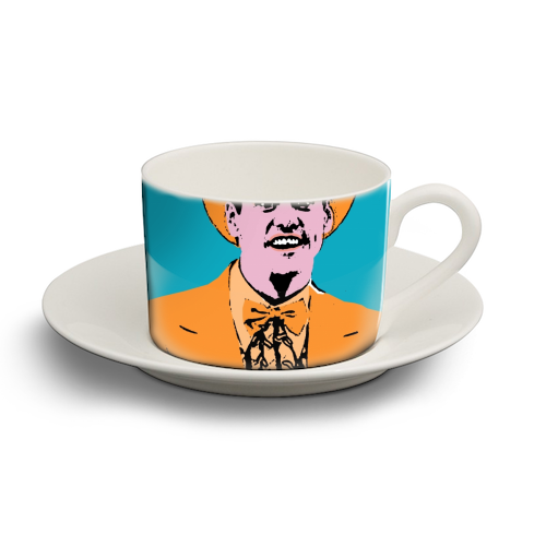 Lloyd - personalised cup and saucer by Wallace Elizabeth