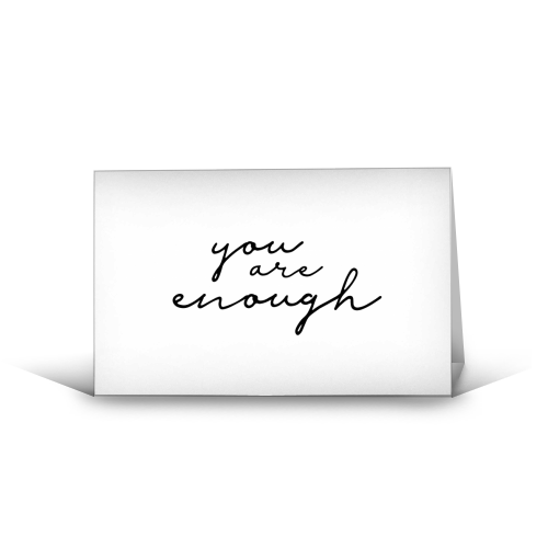 You Are Enough - funny greeting card by Giddy Kipper