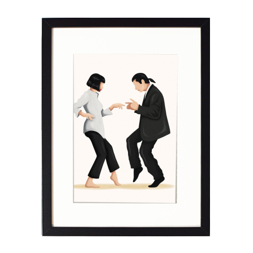 Pulp Fiction - framed poster print by Nour Tohme