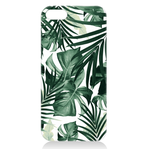 Tropical Jungle Leaves Pattern #4 #tropical #decor #art - unique phone case by Anita Bella Jantz