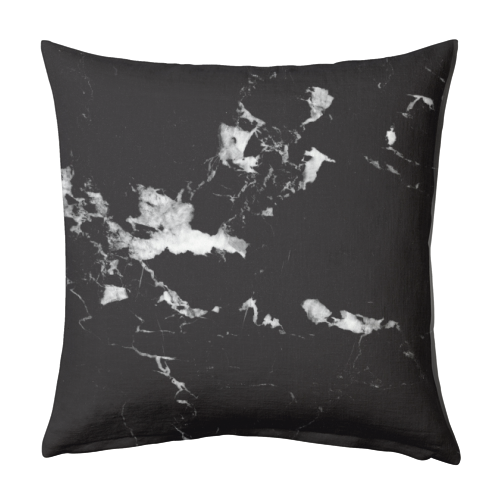 Black Marble #1 #decor #art - designed cushion by Anita Bella Jantz