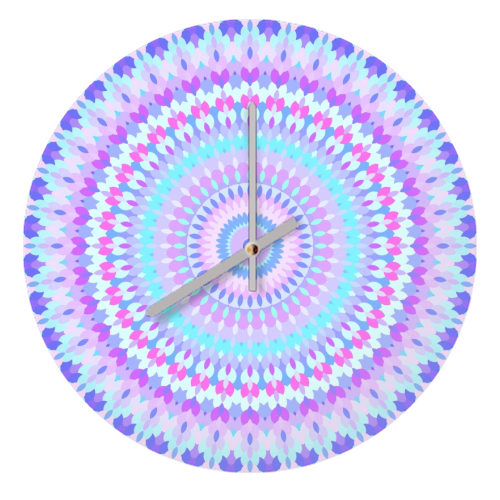 Groovy Kaleidoscope - quirky wall clock by Kaleiope Studio