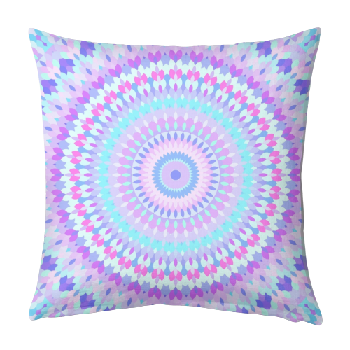 Groovy Kaleidoscope - designed cushion by Kaleiope Studio