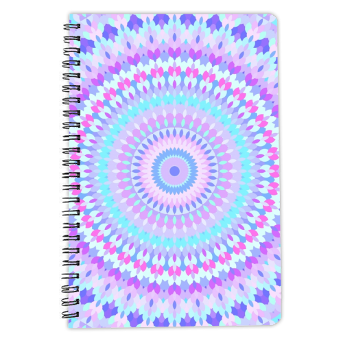 Groovy Kaleidoscope - personalised A4, A5, A6 notebook by Kaleiope Studio