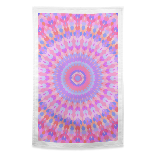 Groovy Kaleidoscope - funny tea towel by Kaleiope Studio