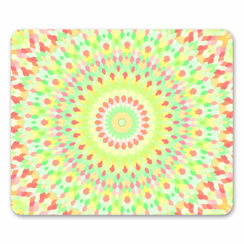 Groovy Kaleidoscope - funny mouse mat by Kaleiope Studio