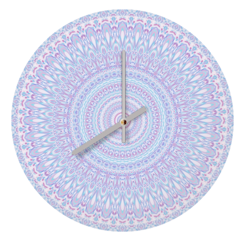 Ornate Kaleidoscope - quirky wall clock by Kaleiope Studio