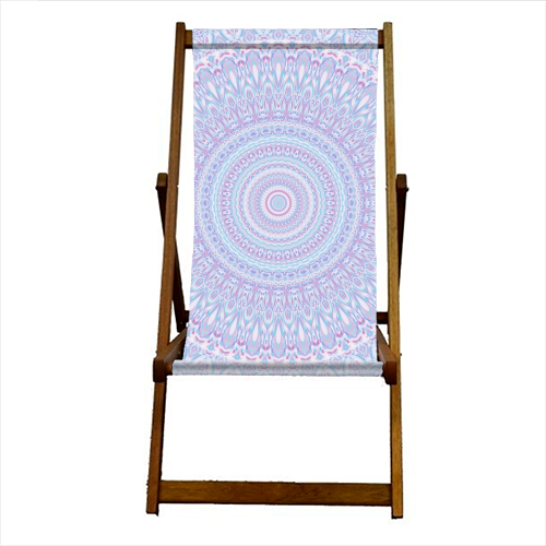 Ornate Kaleidoscope - canvas deck chair by Kaleiope Studio