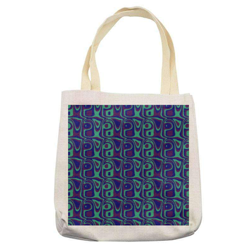Funky Pattern - printed tote bag by Kaleiope Studio