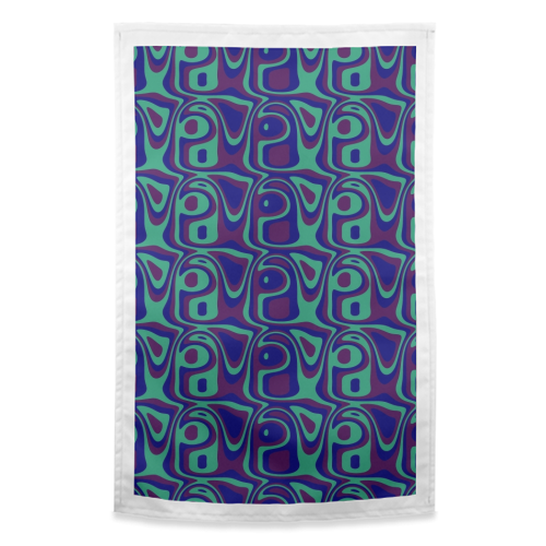 Funky Pattern - funny tea towel by Kaleiope Studio