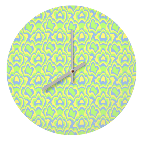 Funky Pattern - quirky wall clock by Kaleiope Studio